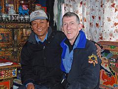 
Lo Manthang (3910m) is a walled village and the capital of the Kingdom of Lo in Upper Mustang. Jerome Ryan visited the Future King Jigme S. P. Bista, who was dressed casually in jeans, jacket, and baseball cap. As we sipped delicious lemon tea, he spoke to me in perfect English.

